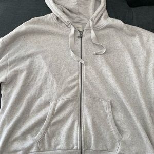American eagle Lightweight light gray jacket